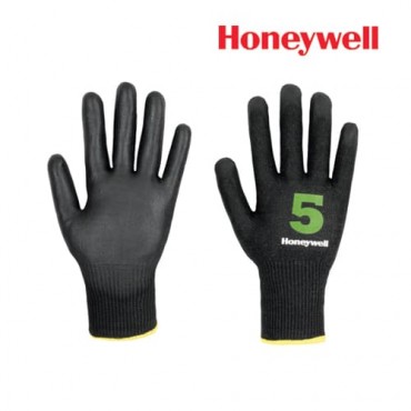 Honeywell Cut Resistance Gloves -Vertigo Check & Go Black PU 5, Model: 2342545