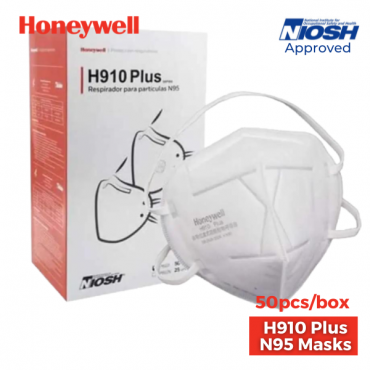 50pcs Honeywell NIOSH Approved H910 Plus N95 Mask