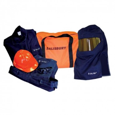 Salisbury SK8 SPL 8 cal/cm2 Arc Flash Protection Kit With Jacket and Bib Overalls