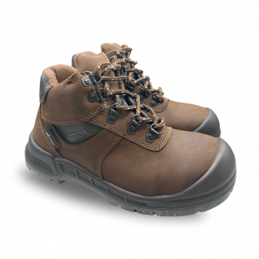 Otter Water Resistant Nubuck Leather Laced PU Rubber Safety Boots, Model: OWT993KW