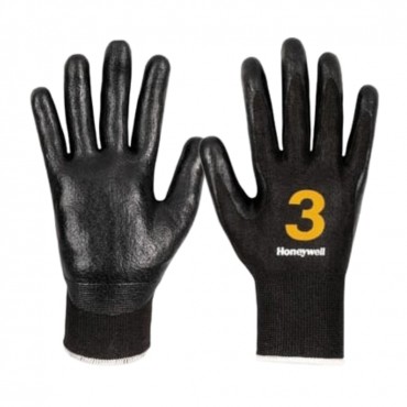 Honeywell Cut Resistance Gloves - Vertigo Check & Go Black Nit 3, Model: 2342552