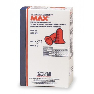 Howard Leight by Honeywell Max Uncorded Earplugs For LS-500 Refill MAX-1-D