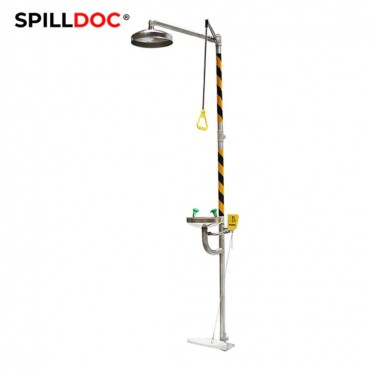 Spilldoc Combination Emergency Shower and Eyewash Station, BD-550A/316SS