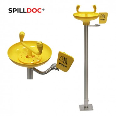 Spilldoc Floor Mounted Stand Eye Wash Station, BD-540A