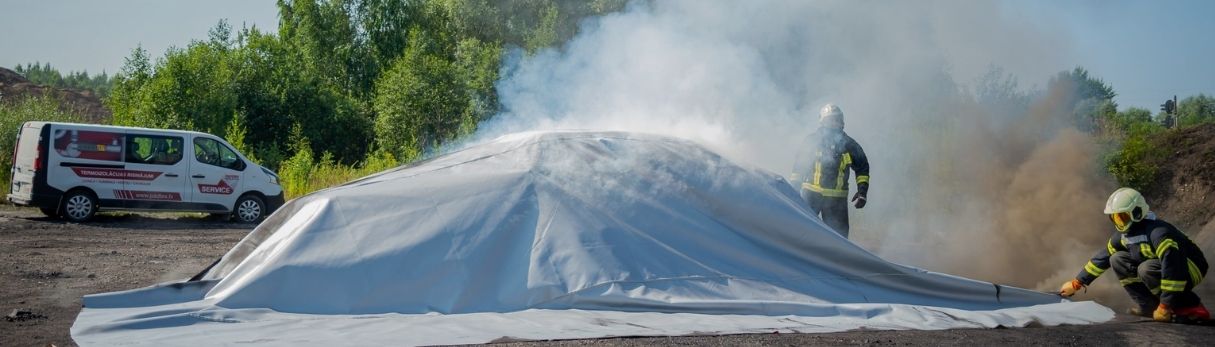 Guard-K EV Fire Blankets Stop Thermal Runaway Instantly