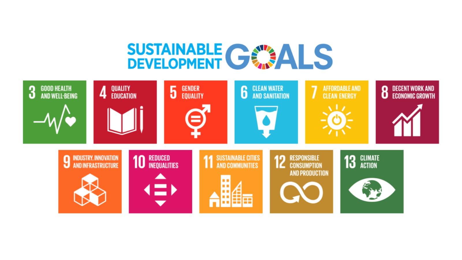 United Nations Sustainable Development Goals supported by Ansac Technology