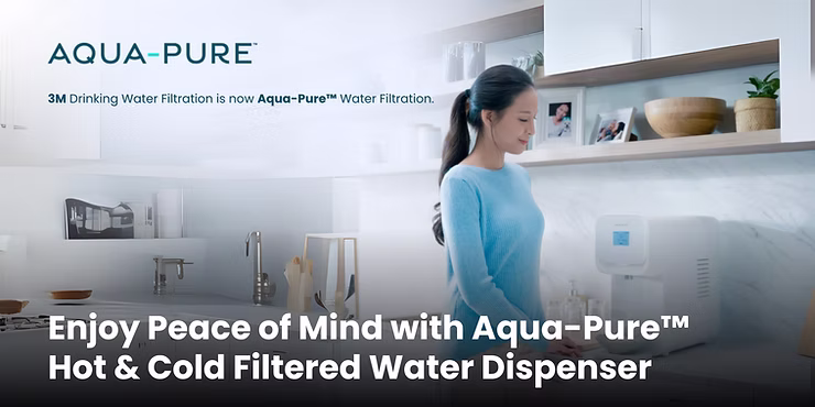 Introducing the NEW Aqua-Pure™ Hot & Cold Filtered Water Dispenser